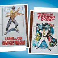 2 locandine cinema a tematica kung fu karate judo