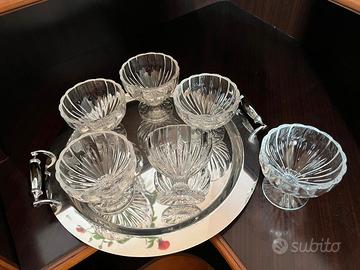 Servizio 6 coppe per dessert