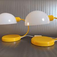 Coppia di Lampade Space Age Vintage