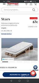materasso singolo nuovo
