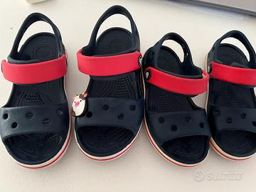Crocs sandali bambino Blu navy 2 paia