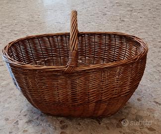 Cestino vimini  50x35x25h