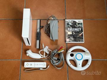 Nintendo Wii Bianca RVL-001 Completa Gioco Volante