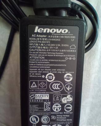 Alimentatore notebook Lenovo ideapad