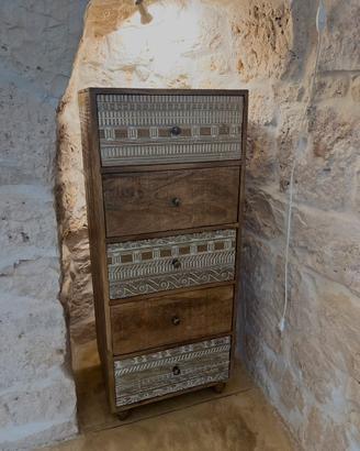 Cassettiera in legno di mango maison du monde