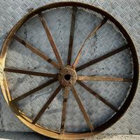 Ruota antica in ferro