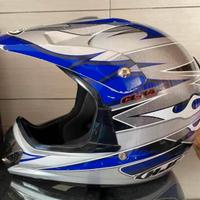 Casco moto e pettorina