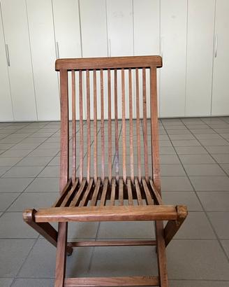 Sedie pieghevoli legno