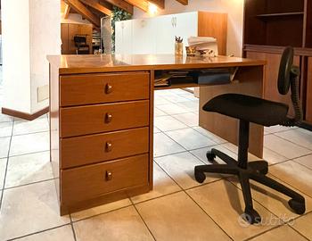 SCRITTOIO da CAMERETTA in legno NOCE