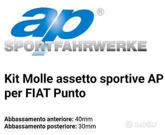 assetto fiat punto 