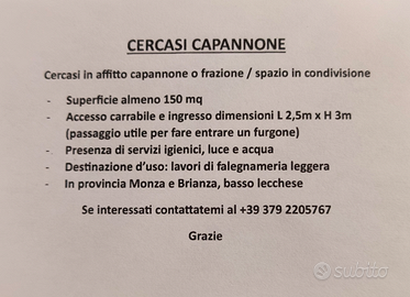 Capannone/laboratorio