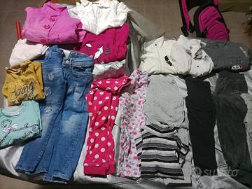 Grande lotto vestiti bambina 4 anni