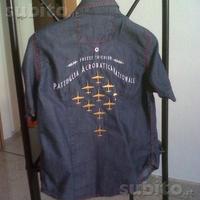 Camicia jeans aeronautica militare tg. 6 anni