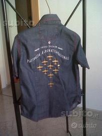 Camicia jeans aeronautica militare tg. 6 anni