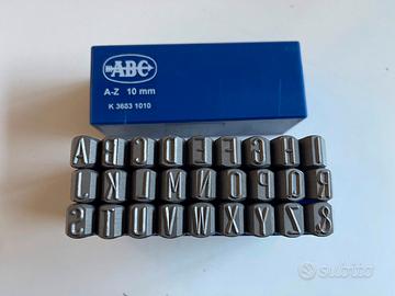 PUNZONI ALFABETICI 10 MM