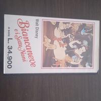 video cassetta vhs bianca neve e i sette nani walt