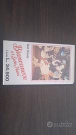 video cassetta vhs bianca neve e i sette nani walt