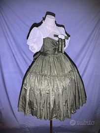 Set Lolita Verde Bosco Classico – JSK & Blusa (S)