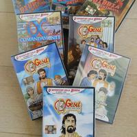 8 DVD nuovi, "la bibbia dei ragazzi" cartone anima