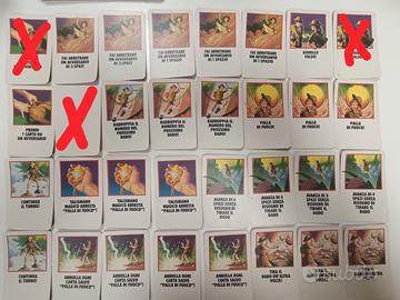 Carte Isola di Fuoco MB gioco di società anni 80