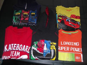 Lotto vestiti bimbo maschio anni 7-8 usati ottimi