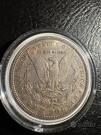 Morgan Silver Dollar USA 1881-S Argento