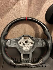 Volante VW golf pelle/carbonio