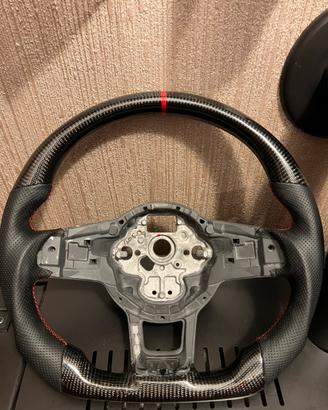 Volante VW golf pelle/carbonio