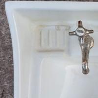 ANTICO Lavandino Lavabo liberty +Rubinetteria ORIG