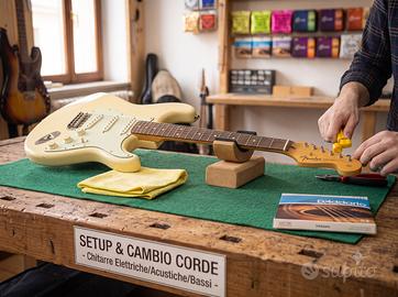 Setup Chitarra e Cambio Corde (servizio privato)