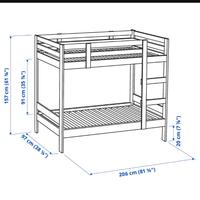 letto a castello Ikea 