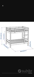 letto a castello Ikea 