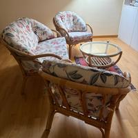 Set soggiorno estivo (per porticato o interno)