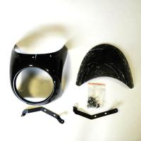 Cupolino universale per moto a faro tondo