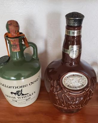 BOTTIGLIE DI CERAMICA 1 DI VETRO