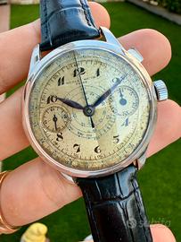 Orologio cronografo vintage Nicolet Watch anni 30