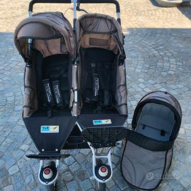 Passeggino doppio gemellare fratellare TFK