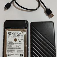 HARD DISK ESTERNO PORTATILE HGST 1 TB SATA 2.5"