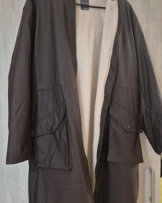 Cappotto lungo effetto pelle Primark – Come nuovo
