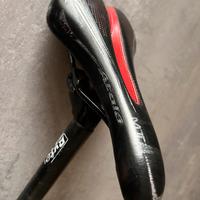 Sella con reggisella MTB