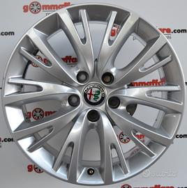 4 cerchi lega alfa romeo giulietta r17 lt682