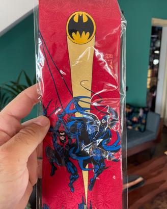 Cravatta Batman DC vintage 100% seta made in italy