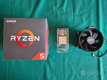 Processore CPU AMD Ryzen 5 2600x con Dissipatore