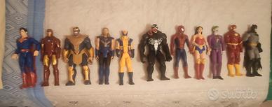 11 personaggi Action Figure Supereroi Marvel