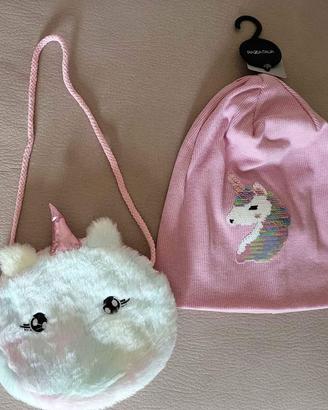 Borsetta e cappellino Unicorno Piazza Italia