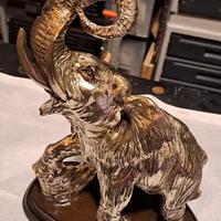 Splendida scultura di Elefante in lamina