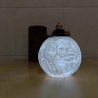 Palla di Natale in Litofania
