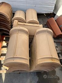 Colmo per tegola colore bianco paglia