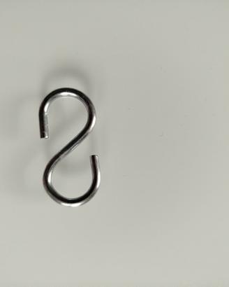 Ganci a S in acciaio