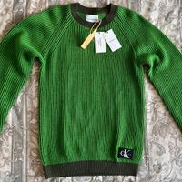 Maglione Calvin Klein Galvanic Green, taglia 16A